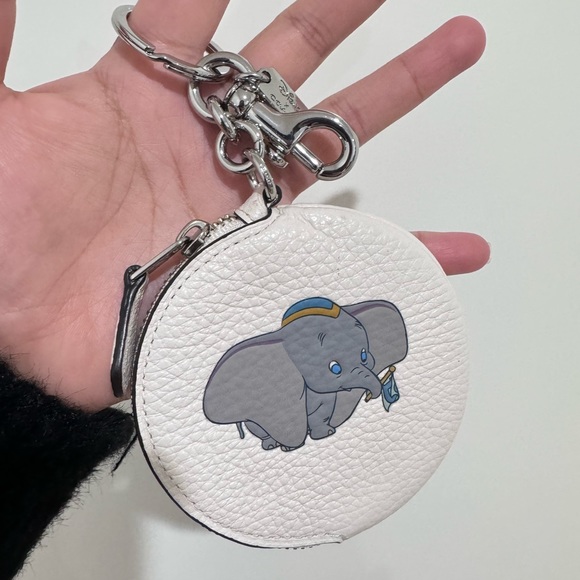 COACH DISNEY DUMBO COIN POUCH BAG CHARM - Picture 2 of 3